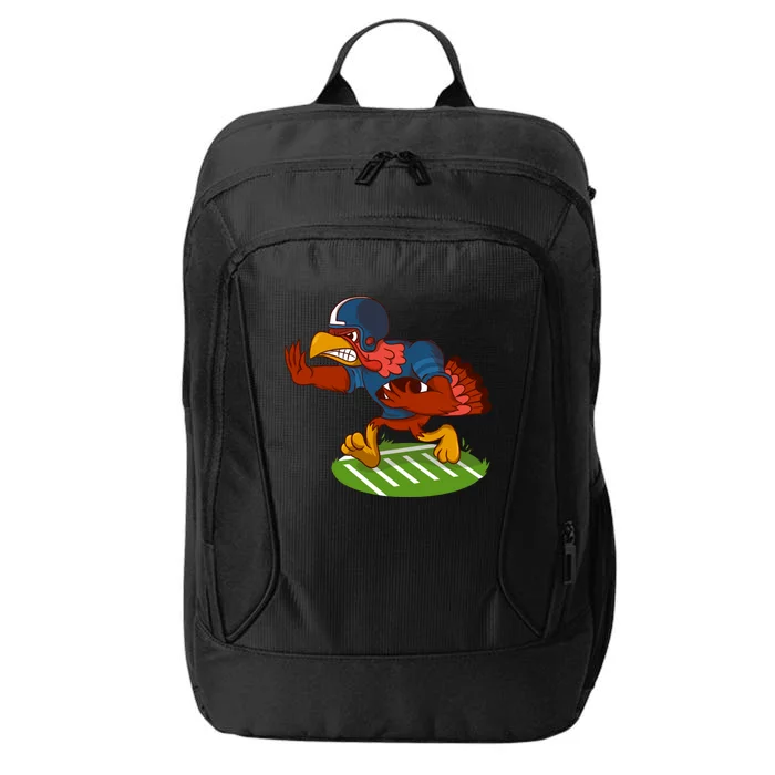 Turkey Bowl Football Player Family Thanksgiving Game Meme Gift City Backpack