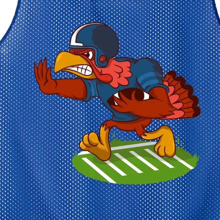 Turkey Bowl Football Player Family Thanksgiving Game Meme Gift Mesh Reversible Basketball Jersey Tank