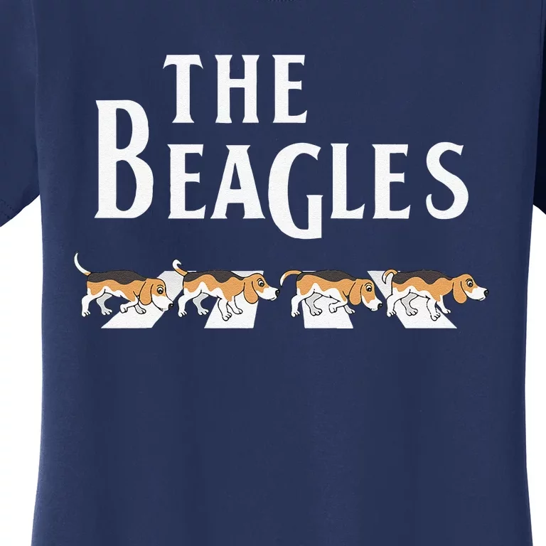 The Beagles Funny Beagle Owner Gift Dog Music Lover Outfit Women's T-Shirt