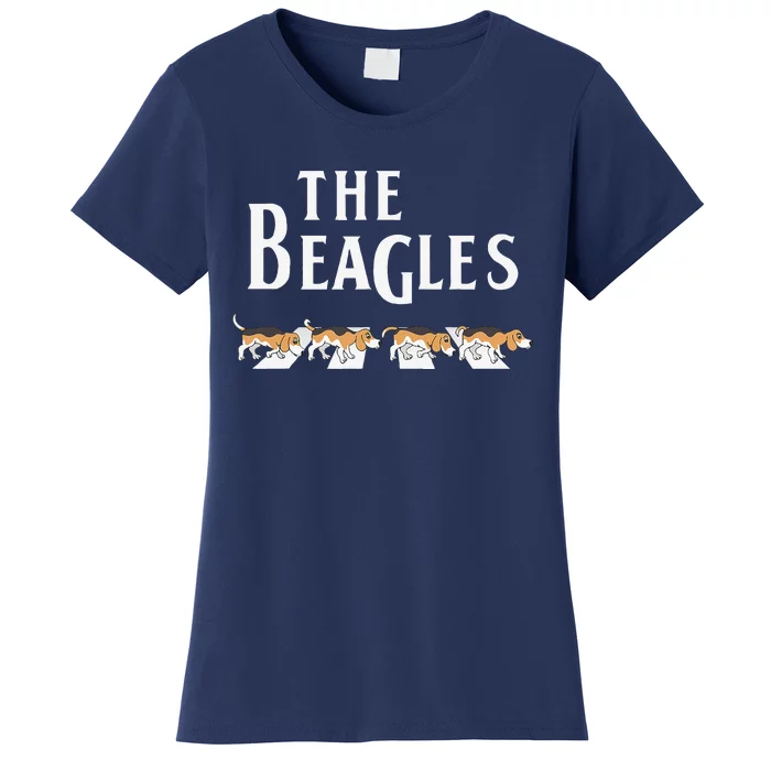 The Beagles Funny Beagle Owner Gift Dog Music Lover Outfit Women's T-Shirt