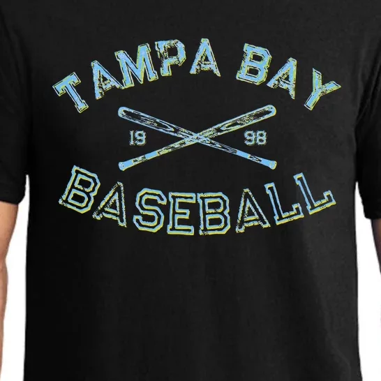 Tampa Bay Florida Baseball Fan Pajama Set