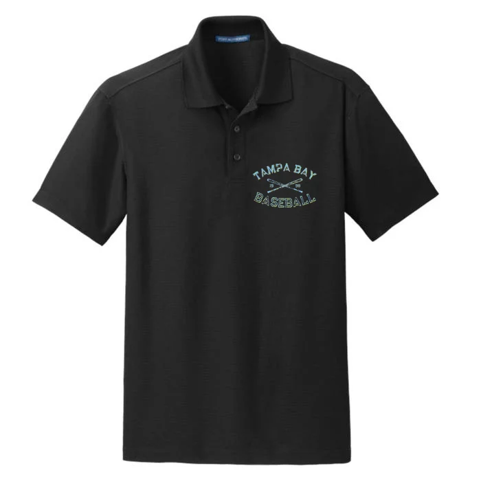 Tampa Bay Florida Baseball Fan Dry Zone Grid Performance Polo