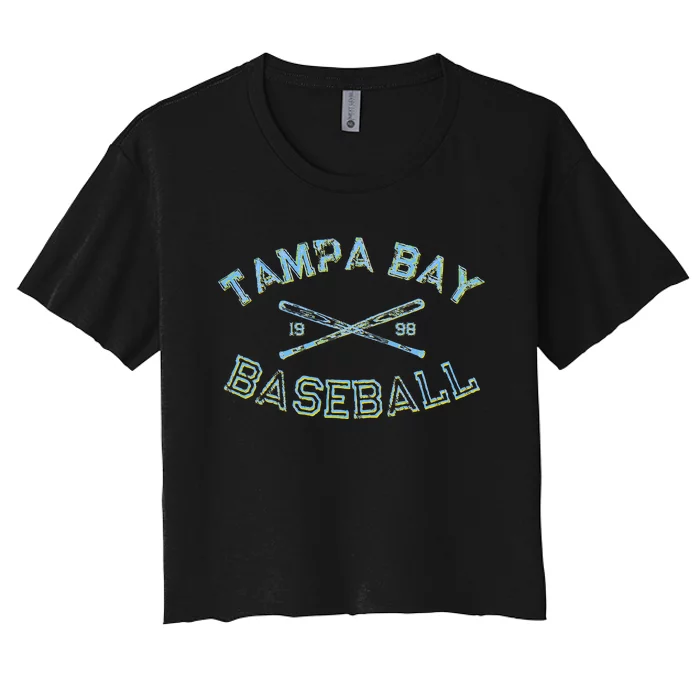 Tampa Bay Florida Baseball Fan Women's Crop Top Tee