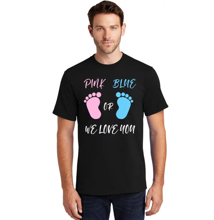 Team Boy Girl Gender Reveal Gift Tall T-Shirt