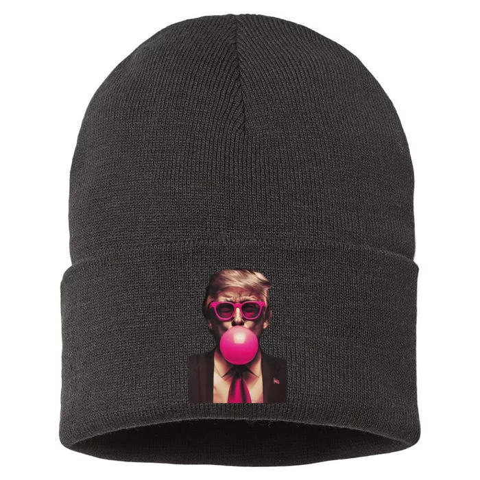 Trump Bubble Gum Sustainable Knit Beanie