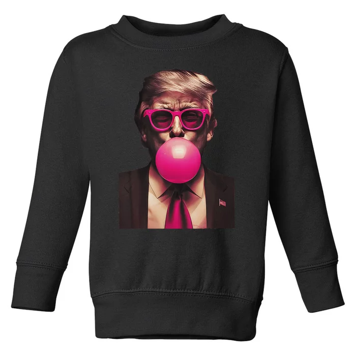 Trump Bubble Gum Toddler Sweatshirt