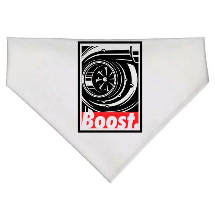 Turbo Boost Gift For Racing And Drift Car Lovers Gift USA-Made Doggie Bandana