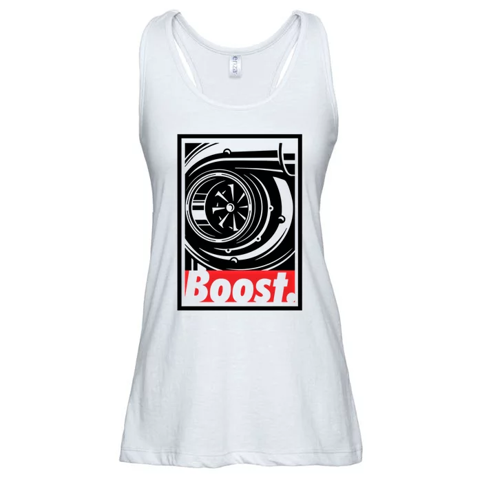 Turbo Boost Gift For Racing And Drift Car Lovers Gift Ladies Essential Flowy Tank