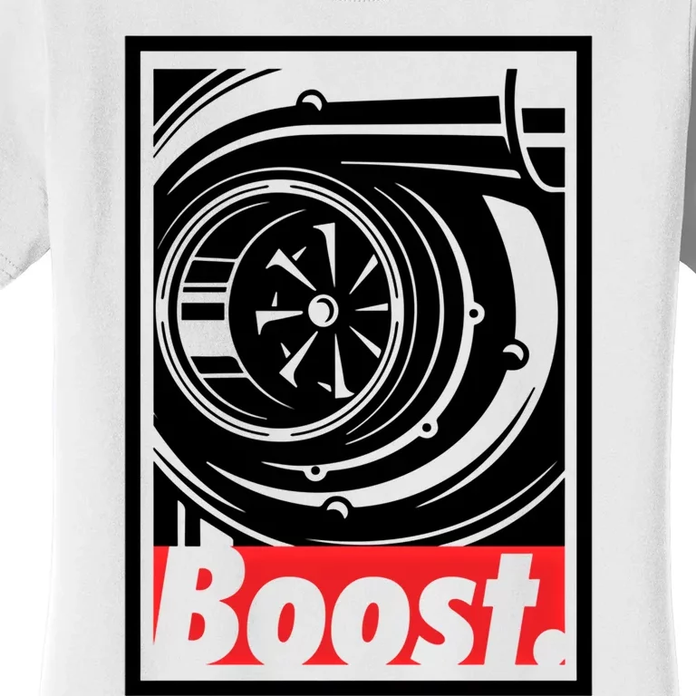 Turbo Boost Gift For Racing And Drift Car Lovers Gift Women's T-Shirt