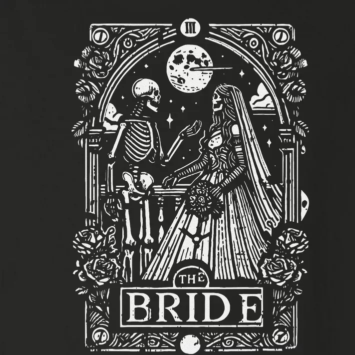 The Bride Gothic Wedding Wife Fiancee Engaged Couple Toddler Long Sleeve Shirt