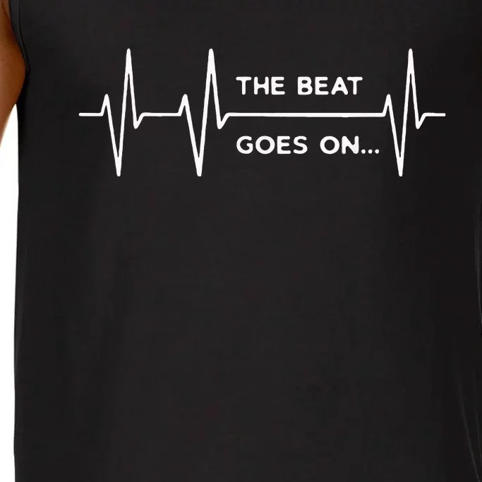 The Beat Goes On..Heartbeat Rehab After Surgery Heart Op Comfort Colors® Tank Top