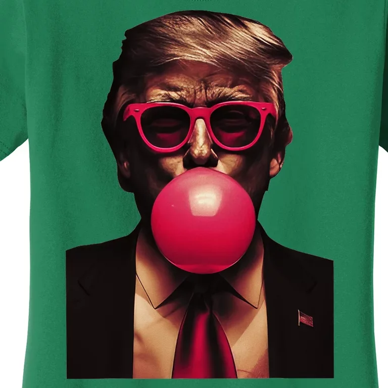 Trump Bubble Gum Fun And Bold Design Women's T-Shirt