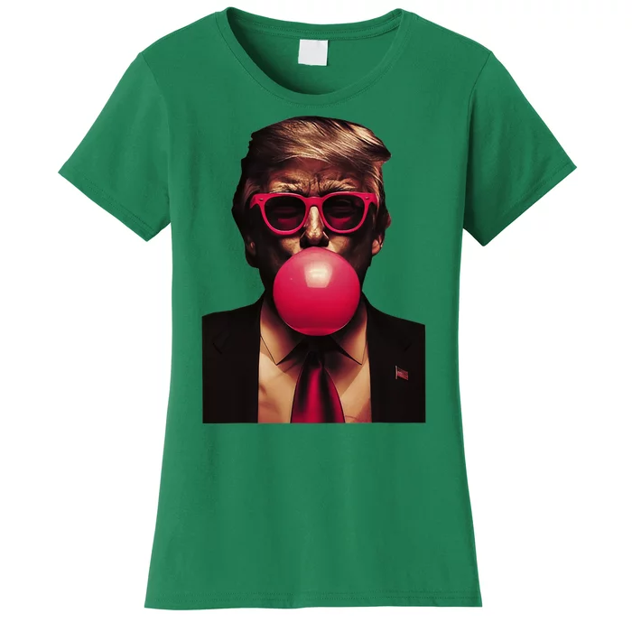 Trump Bubble Gum Fun And Bold Design Women's T-Shirt