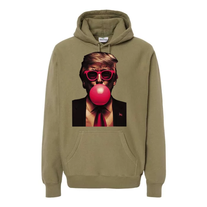 Trump Bubble Gum Fun And Bold Design Premium Hoodie