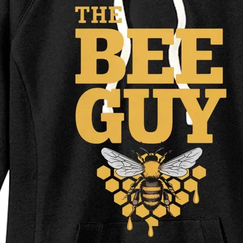 The Bee Guy Beekeeper Apiculture Bee Keeper Beekeeping Bee Lovers Honeybees Women's Fleece Hoodie