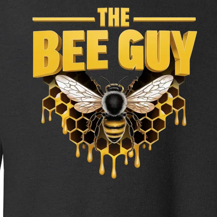 The Bee Guy Beekeeper Apiculture Bee Keeper Honeybees Beekeeping Bee Lovers Toddler Sweatshirt