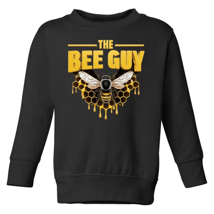 The Bee Guy Beekeeper Apiculture Bee Keeper Honeybees Beekeeping Bee Lovers Toddler Sweatshirt