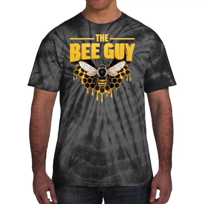 The Bee Guy Beekeeper Apiculture Bee Keeper Honeybees Beekeeping Bee Lovers Tie-Dye T-Shirt