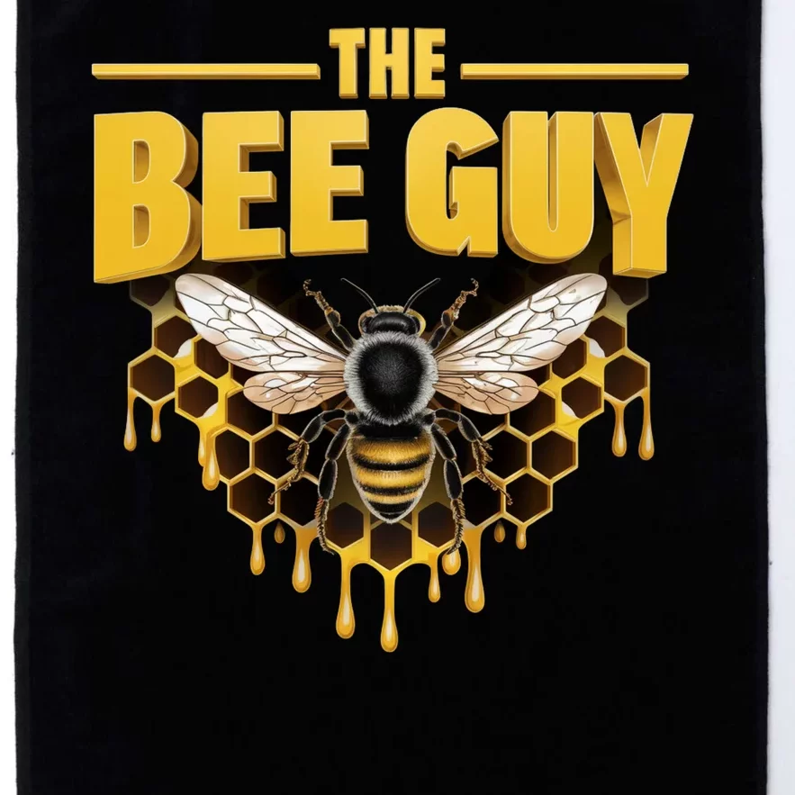 The Bee Guy Beekeeper Apiculture Bee Keeper Honeybees Beekeeping Bee Lovers Platinum Collection Golf Towel