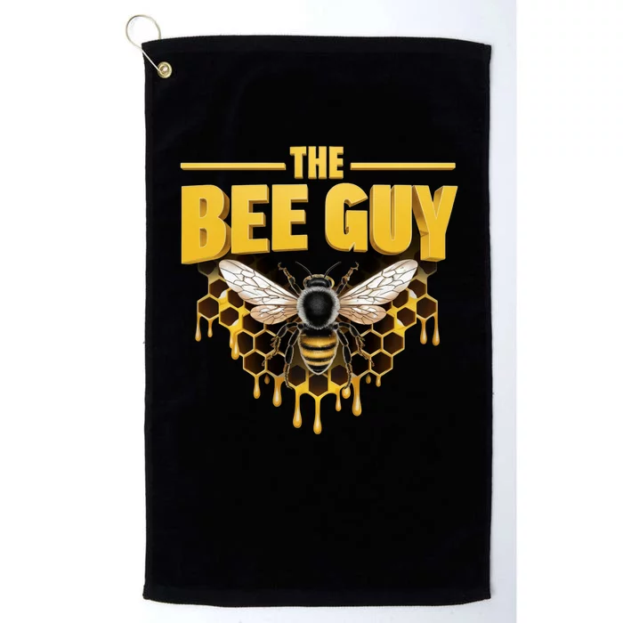 The Bee Guy Beekeeper Apiculture Bee Keeper Honeybees Beekeeping Bee Lovers Platinum Collection Golf Towel