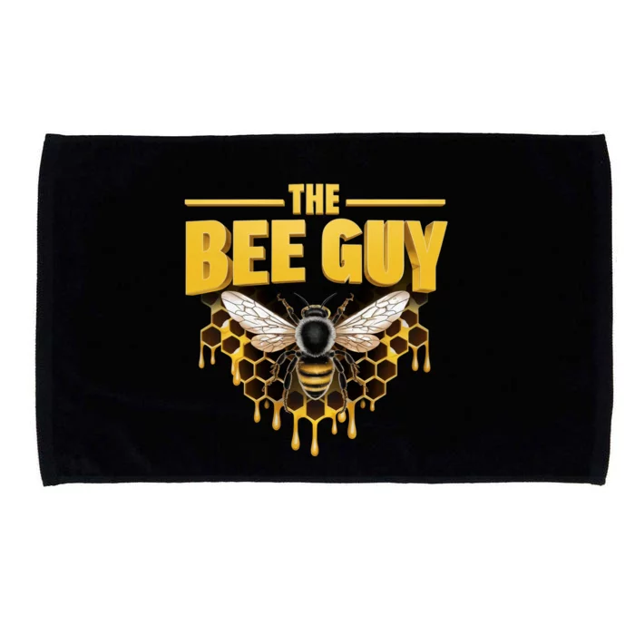 The Bee Guy Beekeeper Apiculture Bee Keeper Honeybees Beekeeping Bee Lovers Microfiber Hand Towel