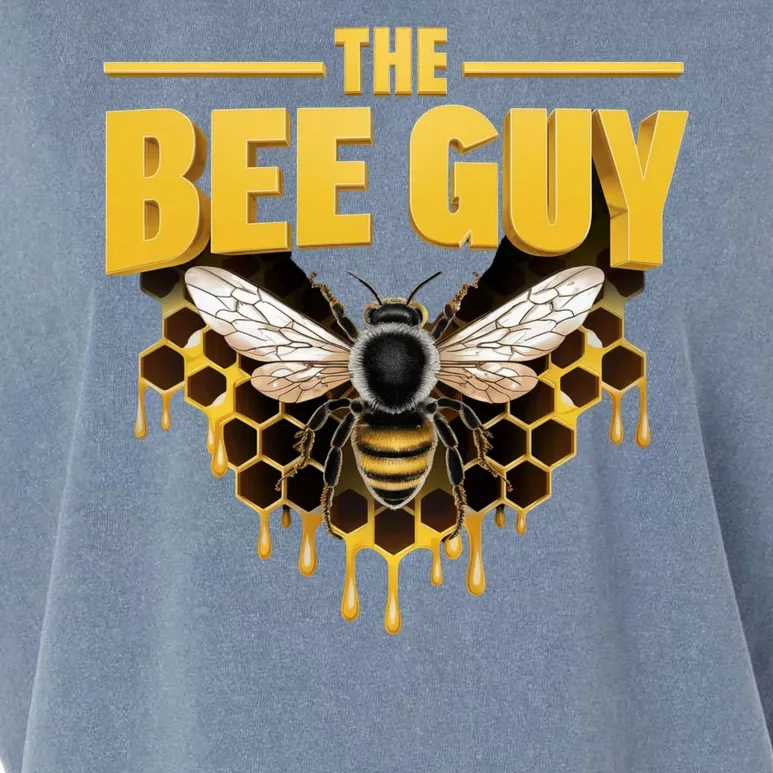 The Bee Guy Beekeeper Apiculture Bee Keeper Honeybees Beekeeping Bee Lovers Garment-Dyed Women's Muscle Tee