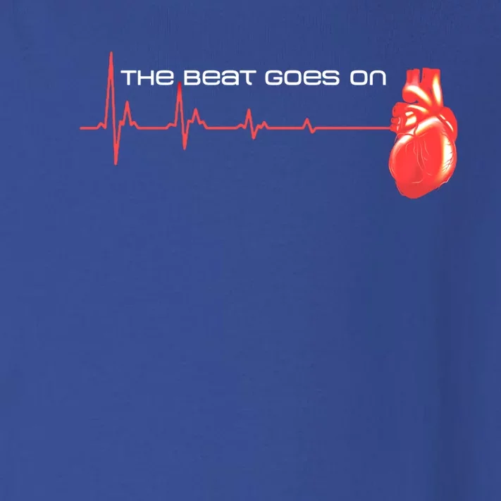 The Beat Goes On Open Heart Surgery Recovery Survivor Gift Toddler Long Sleeve Shirt