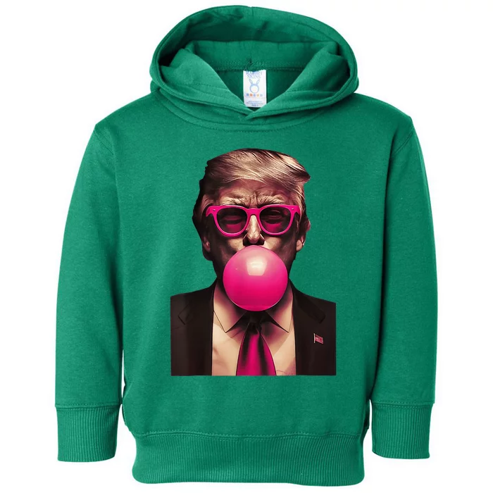 Trump Bubble Gum Funny Toddler Hoodie