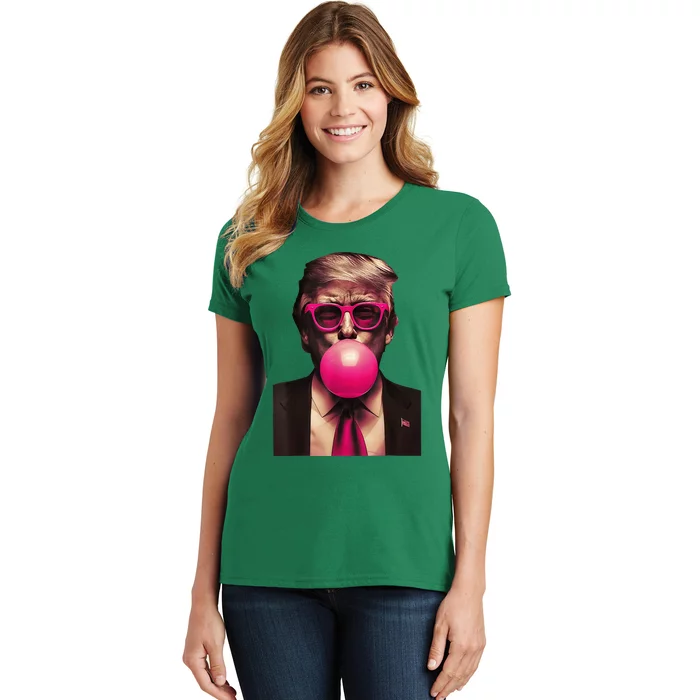 Trump Bubble Gum Funny Women's T-Shirt