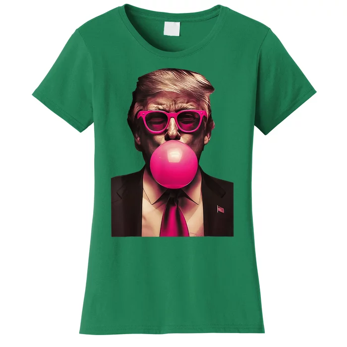 Trump Bubble Gum Funny Women's T-Shirt