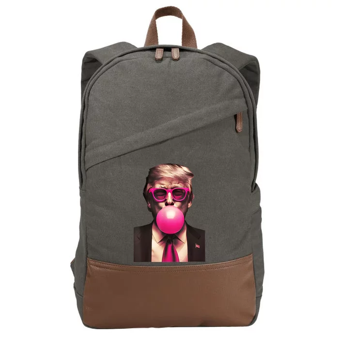 Trump Bubble Gum Cotton Canvas Backpack