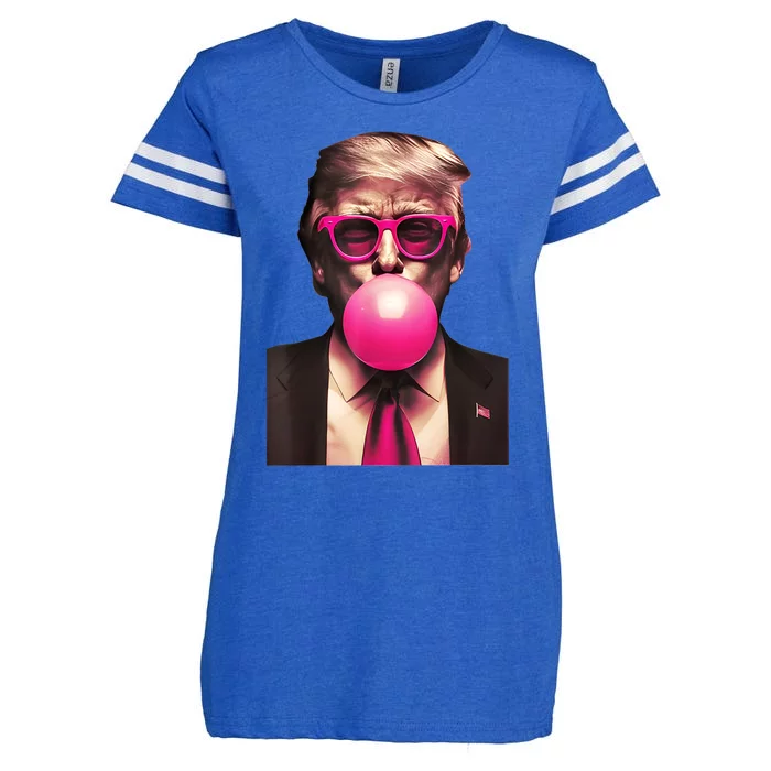 Trump Bubble Gum Enza Ladies Jersey Football T-Shirt