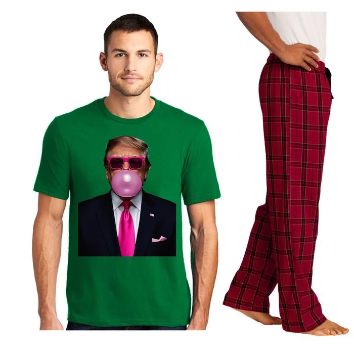 Trump Bubble Gum 2024 Vote President Funny Cute Pajama Set