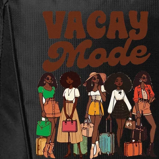 Trip Black Girl Travel Vacation Besties Trip Vacay Mod City Backpack