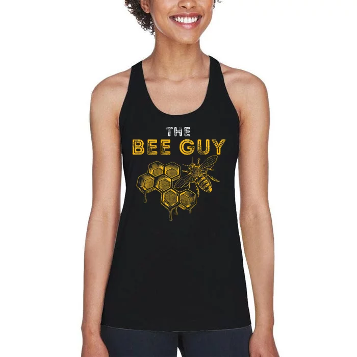 The Bee Guy Bee Lover Beekeeping & Beekeeper Women's Racerback Tank