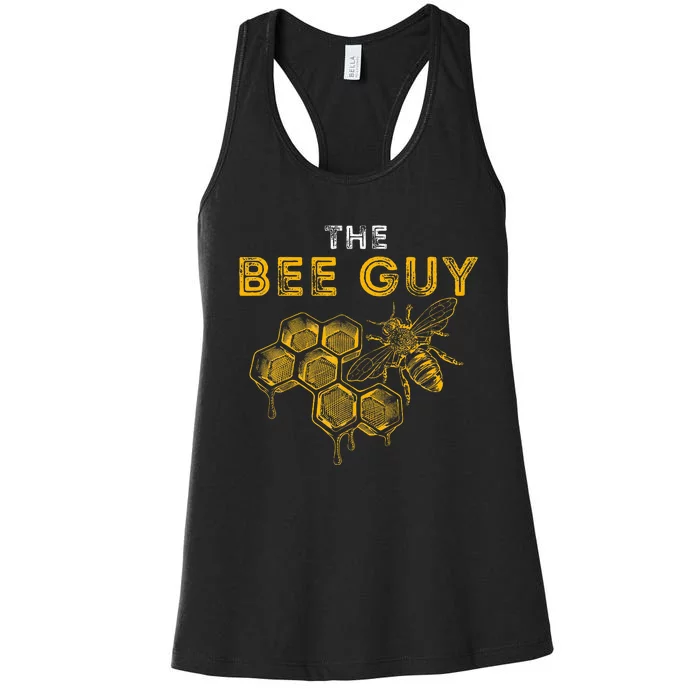 The Bee Guy Bee Lover Beekeeping & Beekeeper Women's Racerback Tank