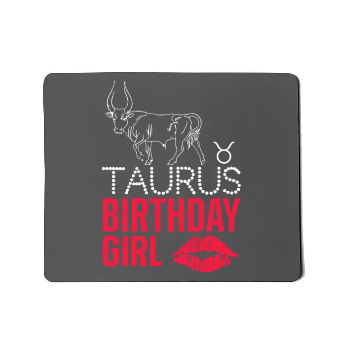 Taurus Birthday Girl Mousepad