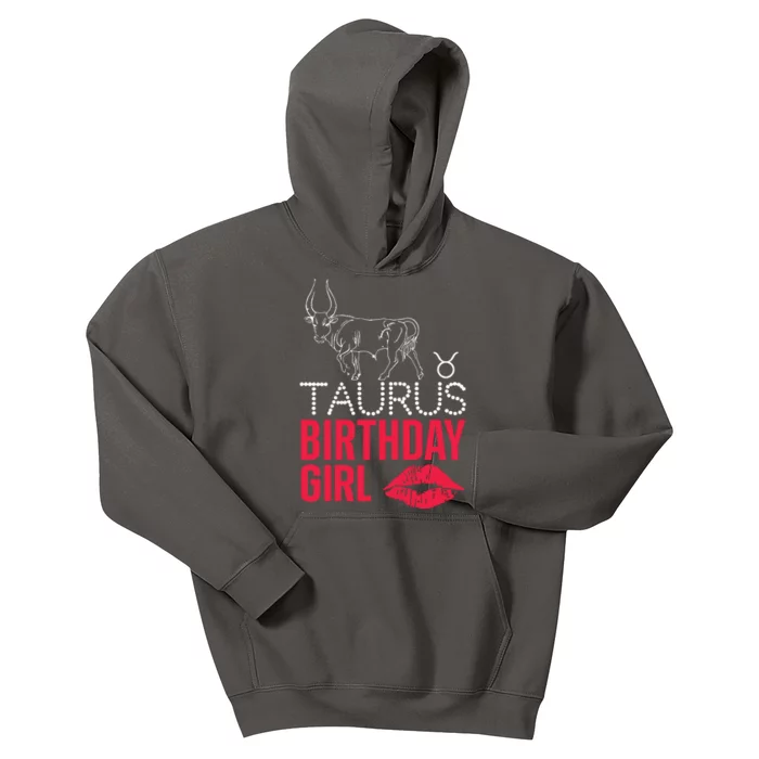 Taurus Birthday Girl Kids Hoodie