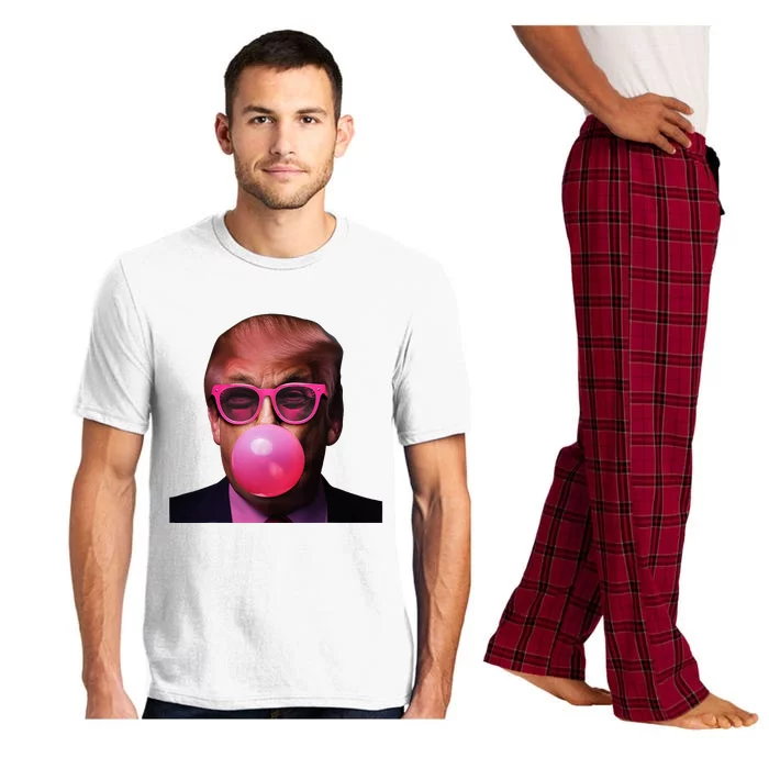 Trump Bubble Gum Donald Trump 2024 Vote President Pajama Set