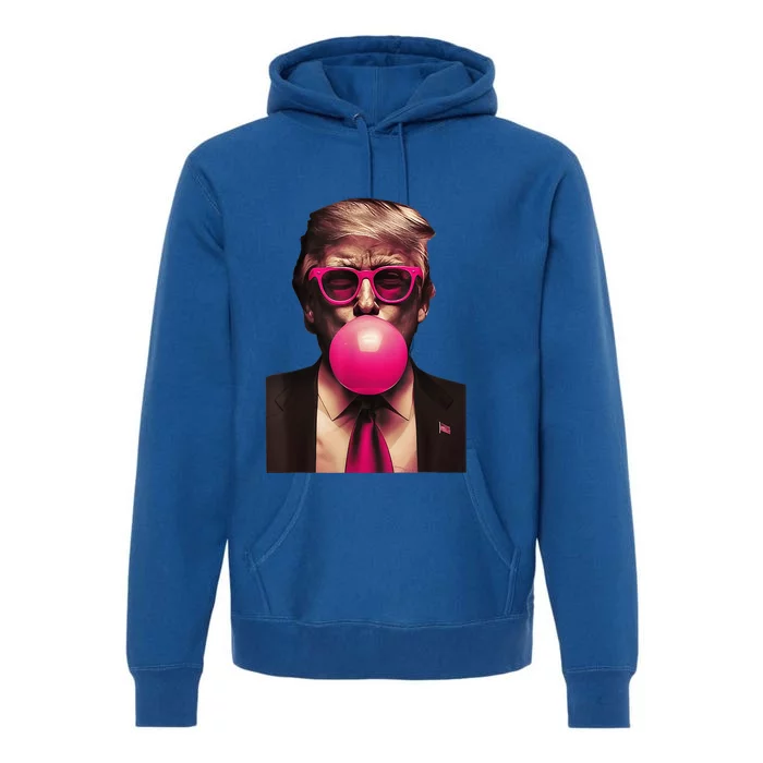 Trump Bubble Gum Funny Premium Hoodie