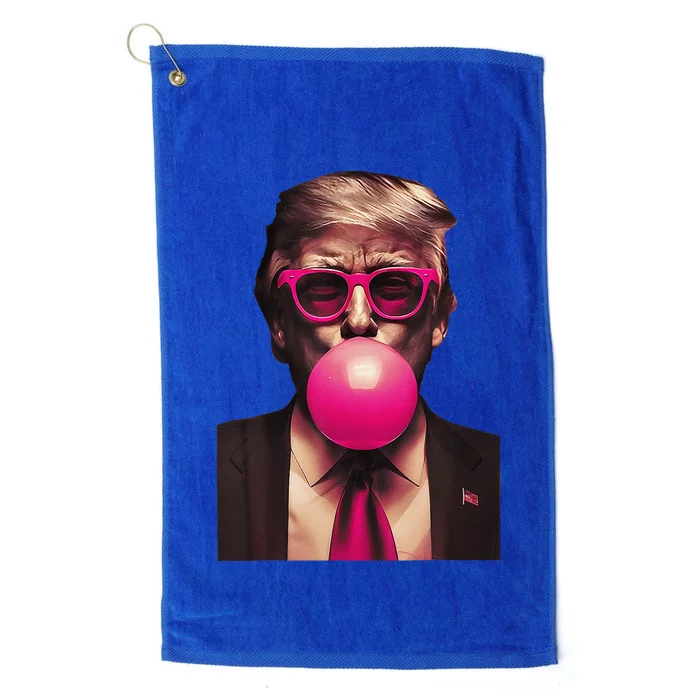 Trump Bubble Gum Platinum Collection Golf Towel