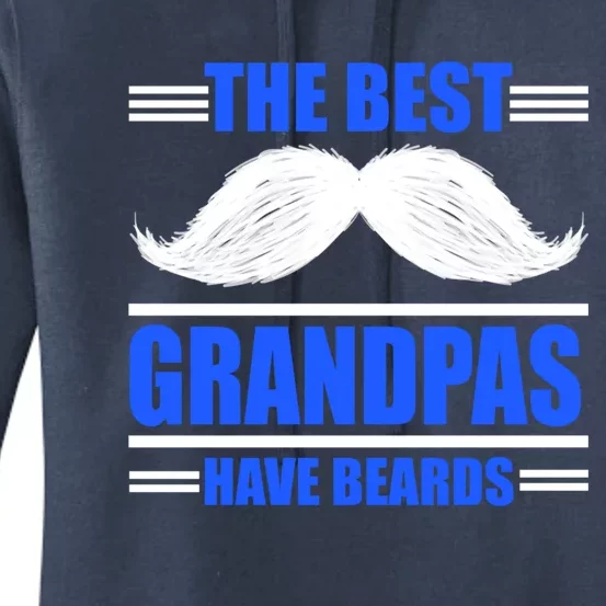 The Best Grandpas Have Beards Meaningful Gift Women's Pullover Hoodie