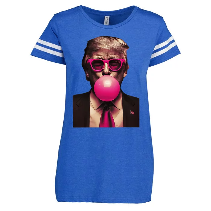 Trump Bubble Gum Enza Ladies Jersey Football T-Shirt