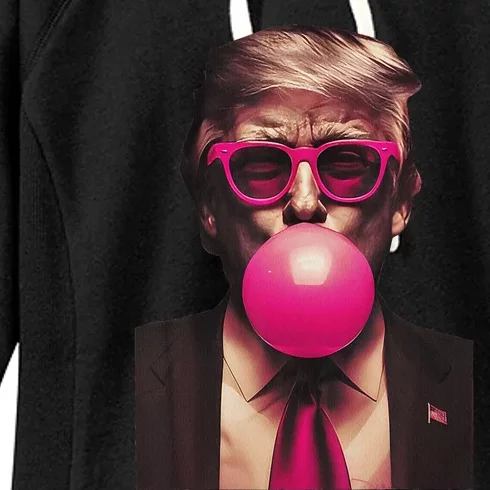 Trump Bubble Gum Women's Fleece Hoodie