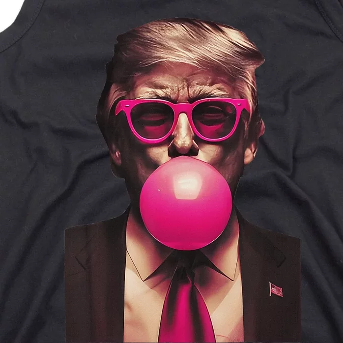 Trump Bubble Gum Tank Top