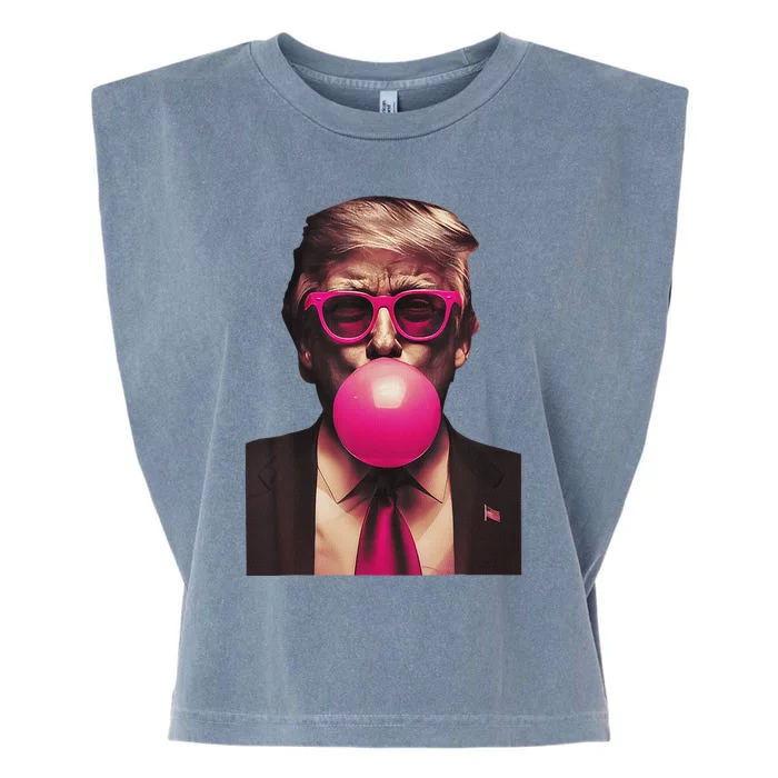 Trump Bubble Gum Garment-Dyed Women's Muscle Tee