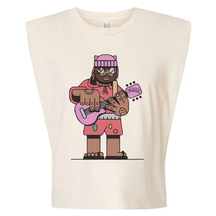 Thundercat Bass Guitarist Garment-Dyed Women's Muscle Tee