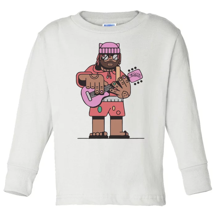 Thundercat Bass Guitarist Toddler Long Sleeve Shirt