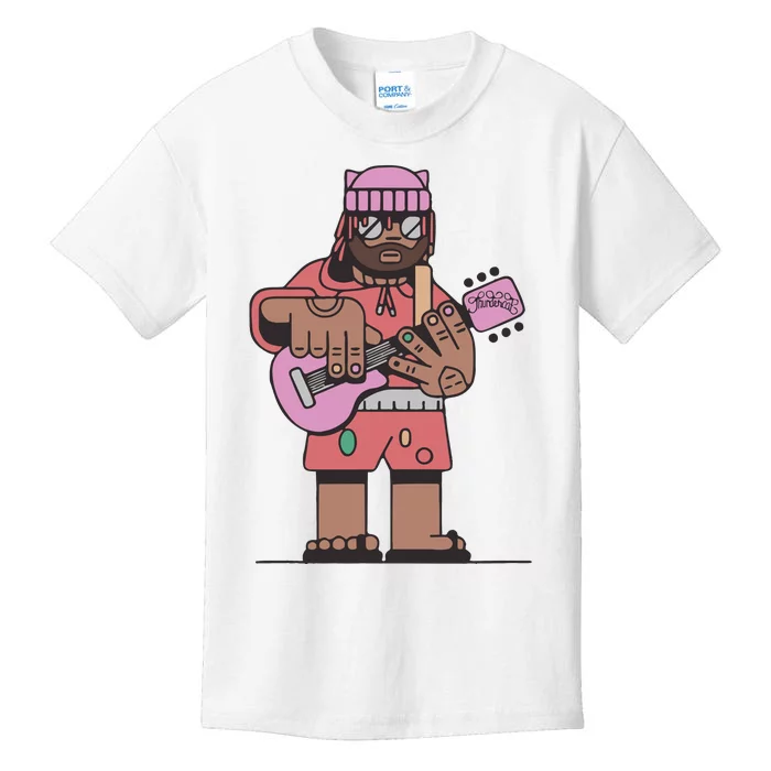 Thundercat Bass Guitarist Kids T-Shirt