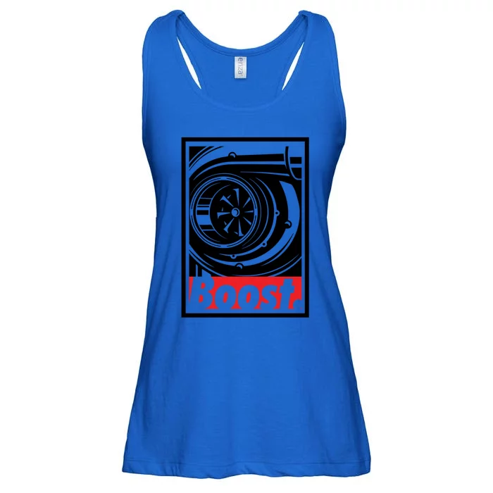 Turbo Boost Gift For Racing And Drift Car Lovers Gift Ladies Essential Flowy Tank